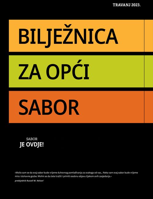 Bilježnica za Opći sabor