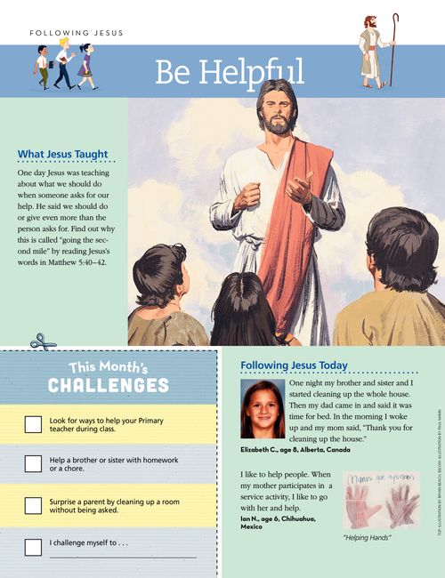 Following Jesus: Be Helpful