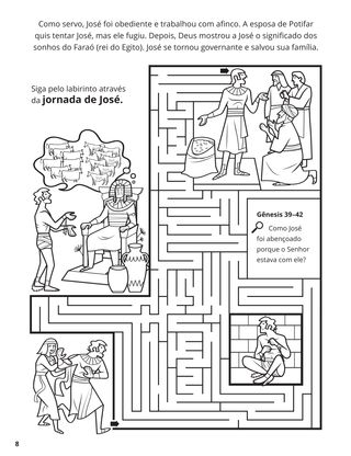 Joseph in Egypt coloring page