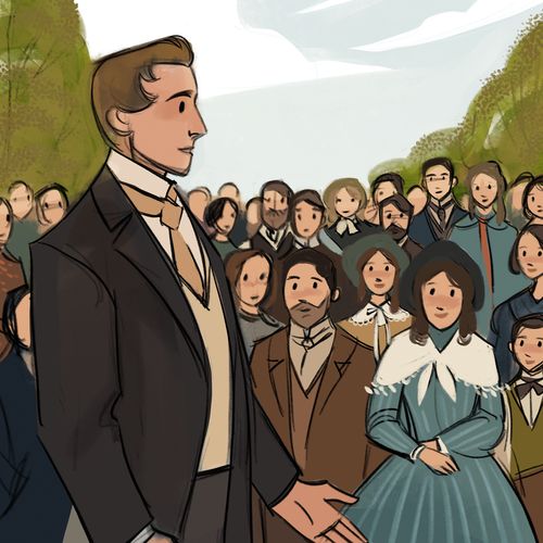 Joseph Smith preaching