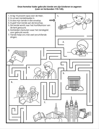 doe-pagina voor kinderen