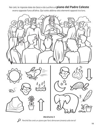 Responses to Heavenly Father’s Plan coloring page