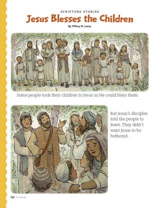children coming to see Jesus