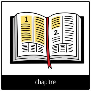 Pictogramme de l’Évangile pour « chapitre »