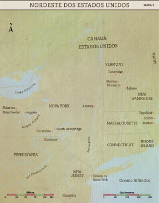 Mapa 3: Nordeste dos Estados Unidos