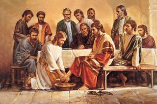 Jesus Washing the Apostles’ Feet (Jesus Washing the Feet of the Apostles)