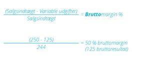 Opsætning af julelys: Beregning af bruttomargin