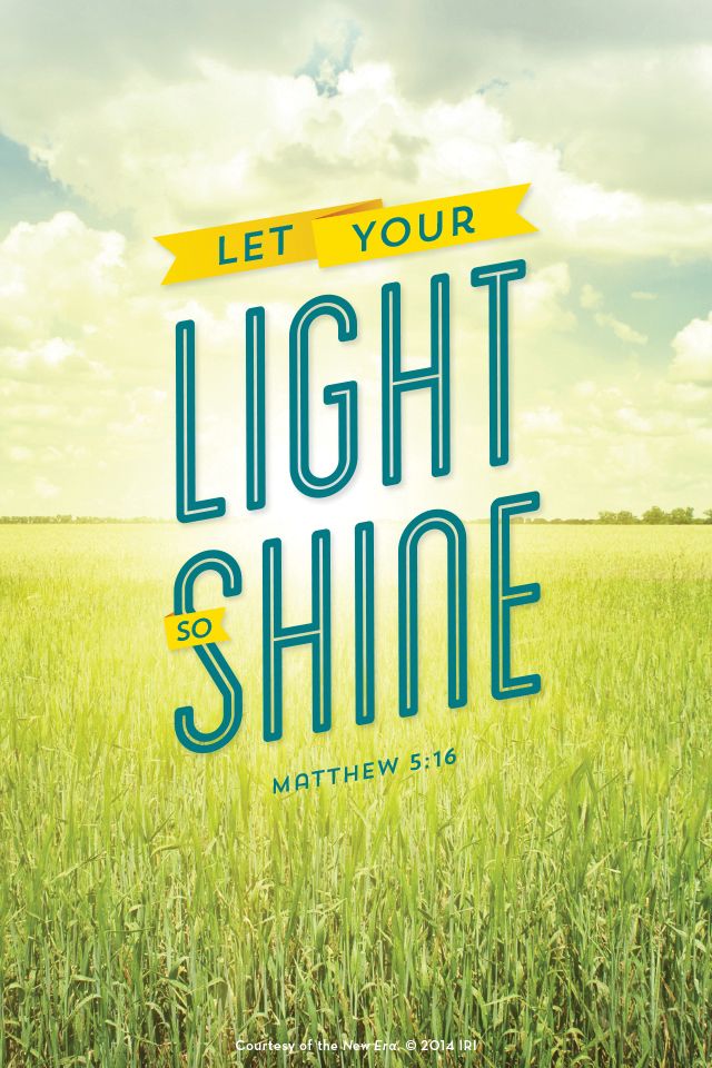 “Let your light so shine.”—Matthew 5:16. Courtesy of the New Era, July 2014, “Outsmart Your Smartphone and Other Devices.” © undefined ipCode 1.