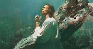 Kristus i Getsemane, av Harry Anderson