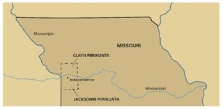 map, northern Missouri