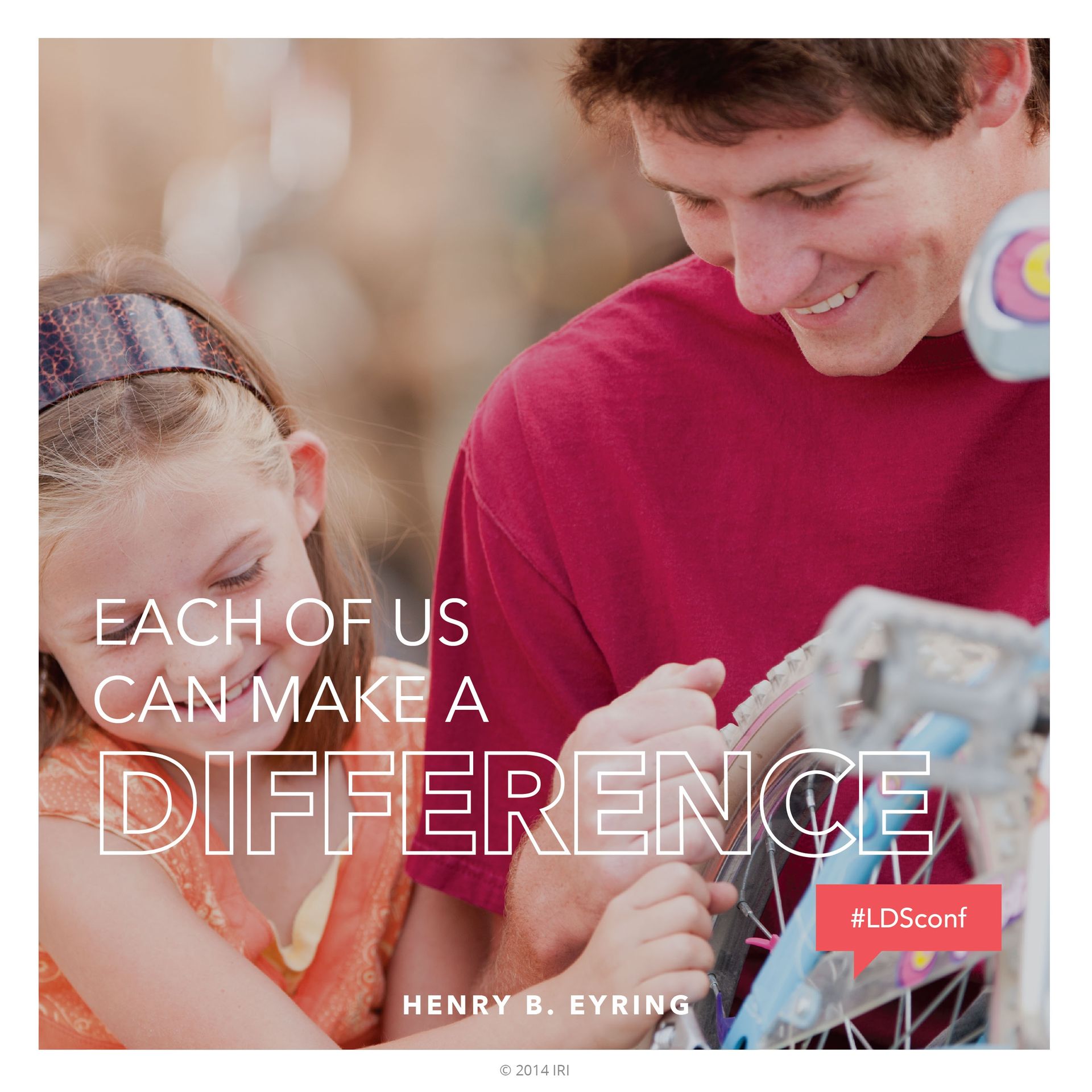 “Each of us can make a difference.”—President Henry B. Eyring, “The Priesthood Man” © undefined ipCode 1.