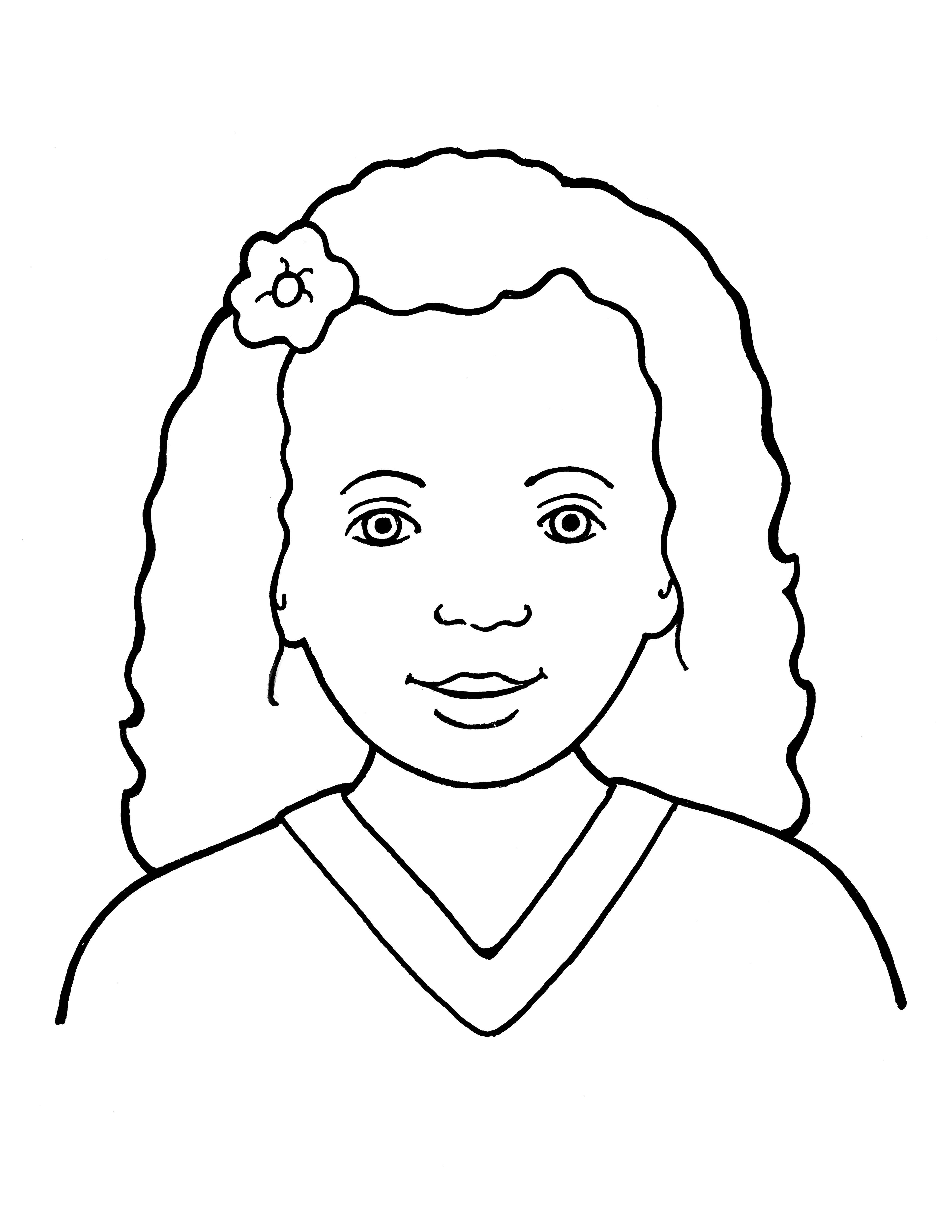 An illustration of a Primary-age girl from the nursery manual Behold Your Little Ones (2008), pages 23 and 71.