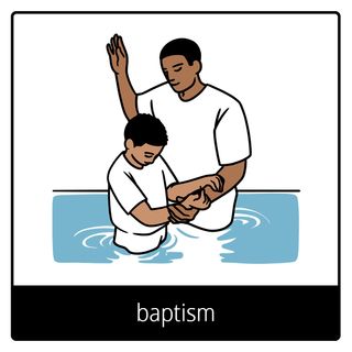 Gospel Language Symbols: baptism