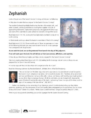 Zephaniah handout