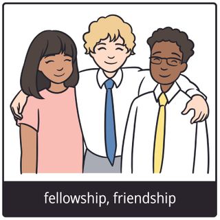 fellowship, friendship gospel symbol