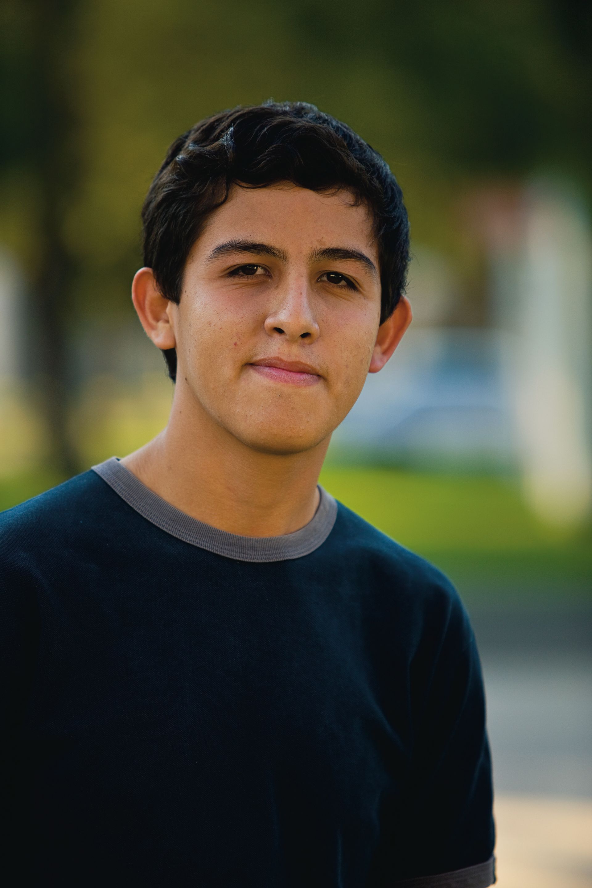 A portrait of a young man in Mexico.