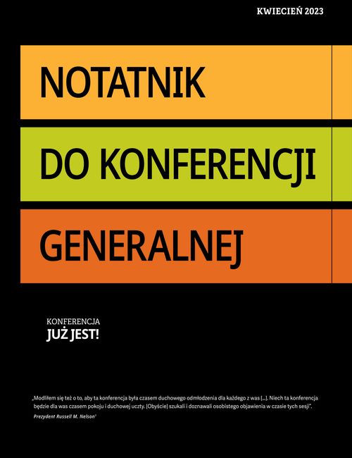 Notatnik do konferencji generalnej