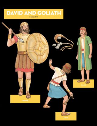 Scripture Figures, David and Goliath
