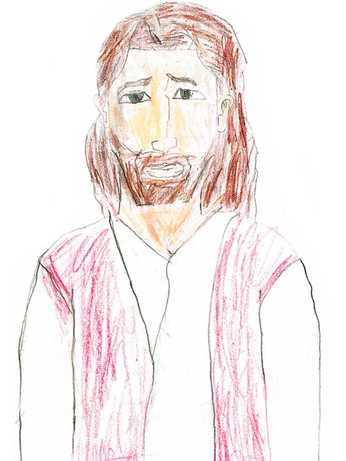 drawing of Jesus