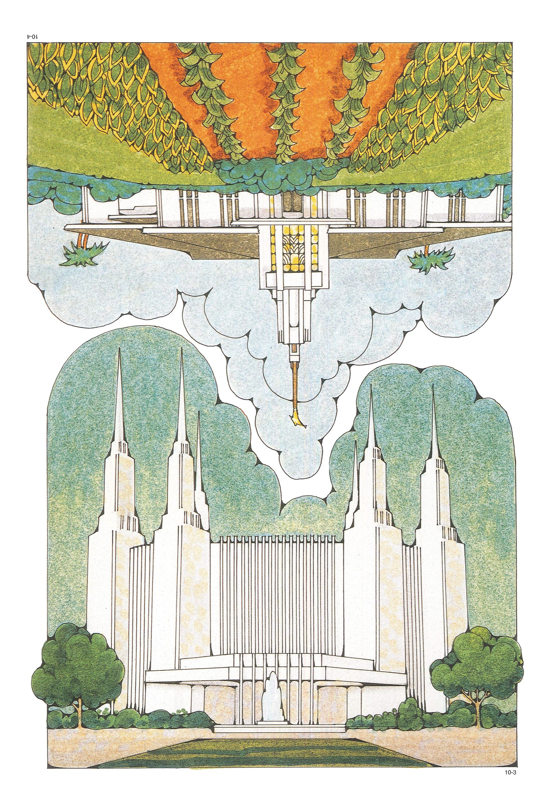 Primary Visual Aids: Cutouts 10-3, Washington D.C. Temple; 10-4, Apia Samoa Temple.
