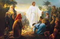 Jesus Christ visits the Nephites