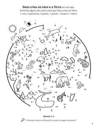 The Creation coloring page