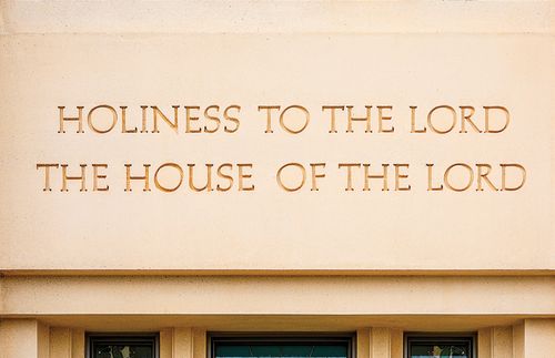 Holiness to the Lord