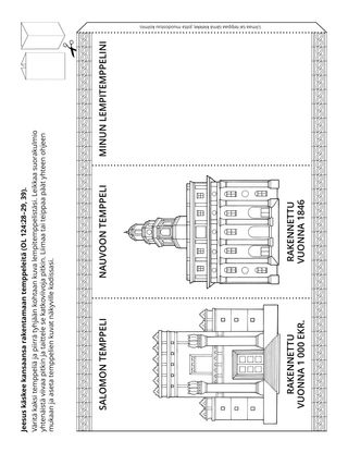 toimintasivu: Jeesus käskee kansaansa rakentamaan temppeleitä