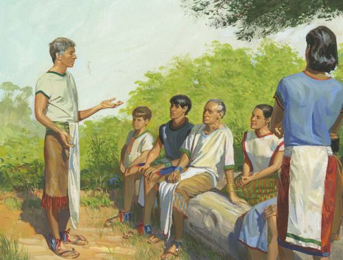 Alma mengajar orang-orang Zoram