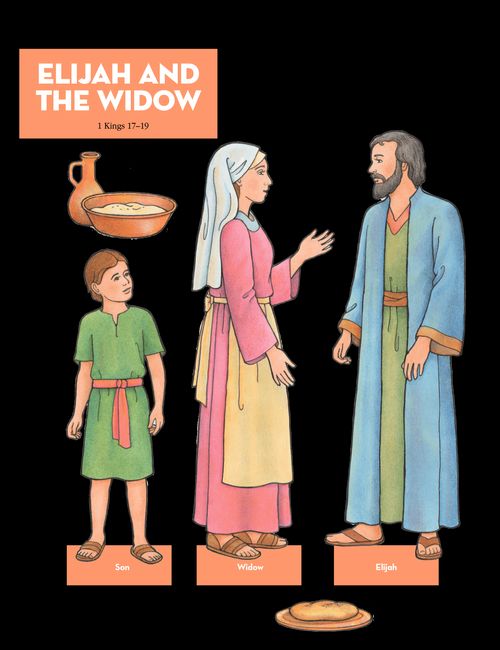 Scripture Figures, Elijah and the Widow