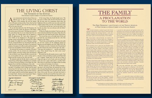 “The Living Christ” and the family proclamation