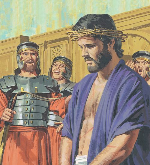 The soldiers mock and spit on Jesus - ch.53-1
