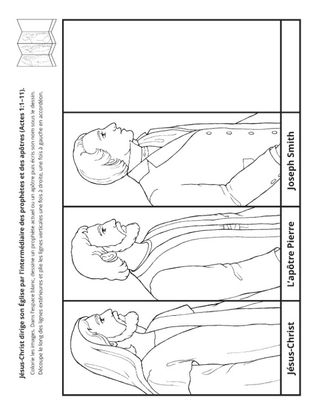 page des activités : Jésus dirige par l’intermédiaire des prophètes et des apôtres