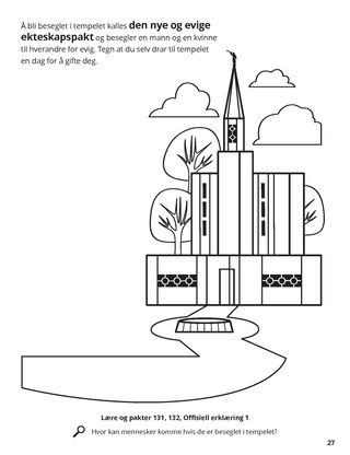 Eternal Marriage coloring page