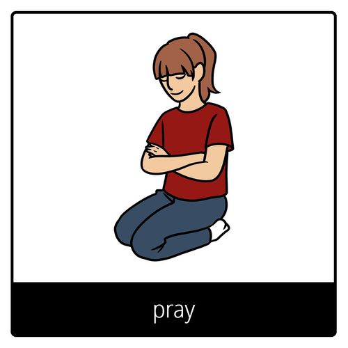 Gospel Language Symbol for pray