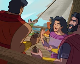 people drinking while on the ship