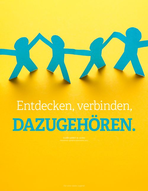 data-Poster mit menschenförmiger Papierkette