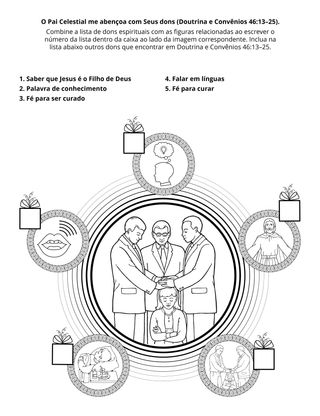 página de atividades para crianças