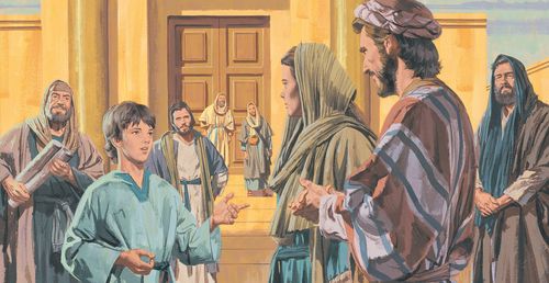 Joseph and Mary find Jesus in the temple - ch.9-6