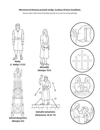 radošā lappusīte: Mormona Grāmatas pravietis zināja, ka Jēzus Kristus ieradīsies