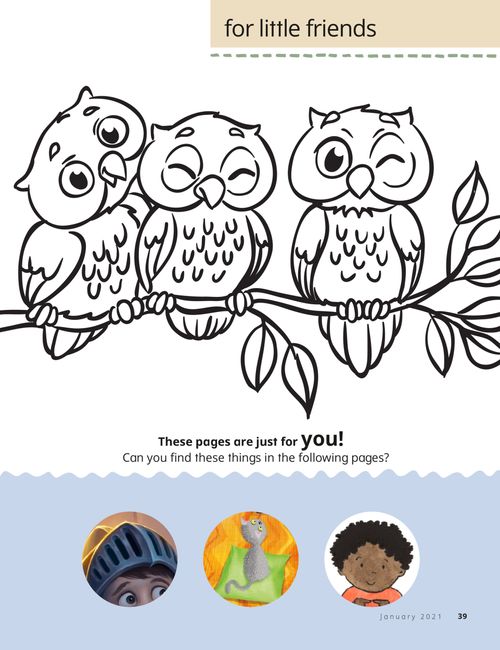 coloring page of owls