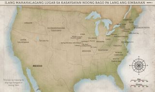 Mapa 2: Ilang Mahahalagang Lugar sa Naunang Kasaysayan ng Simbahan