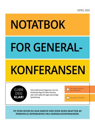 Notatbok for generalkonferansen