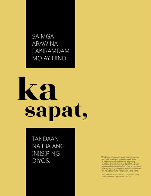 data-poster na “Ikaw ay Sapat Na”