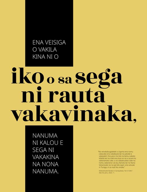 pepa tikidua “Sa Rauta iKo Vinaka”