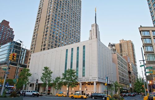 the Manhattan New York temple