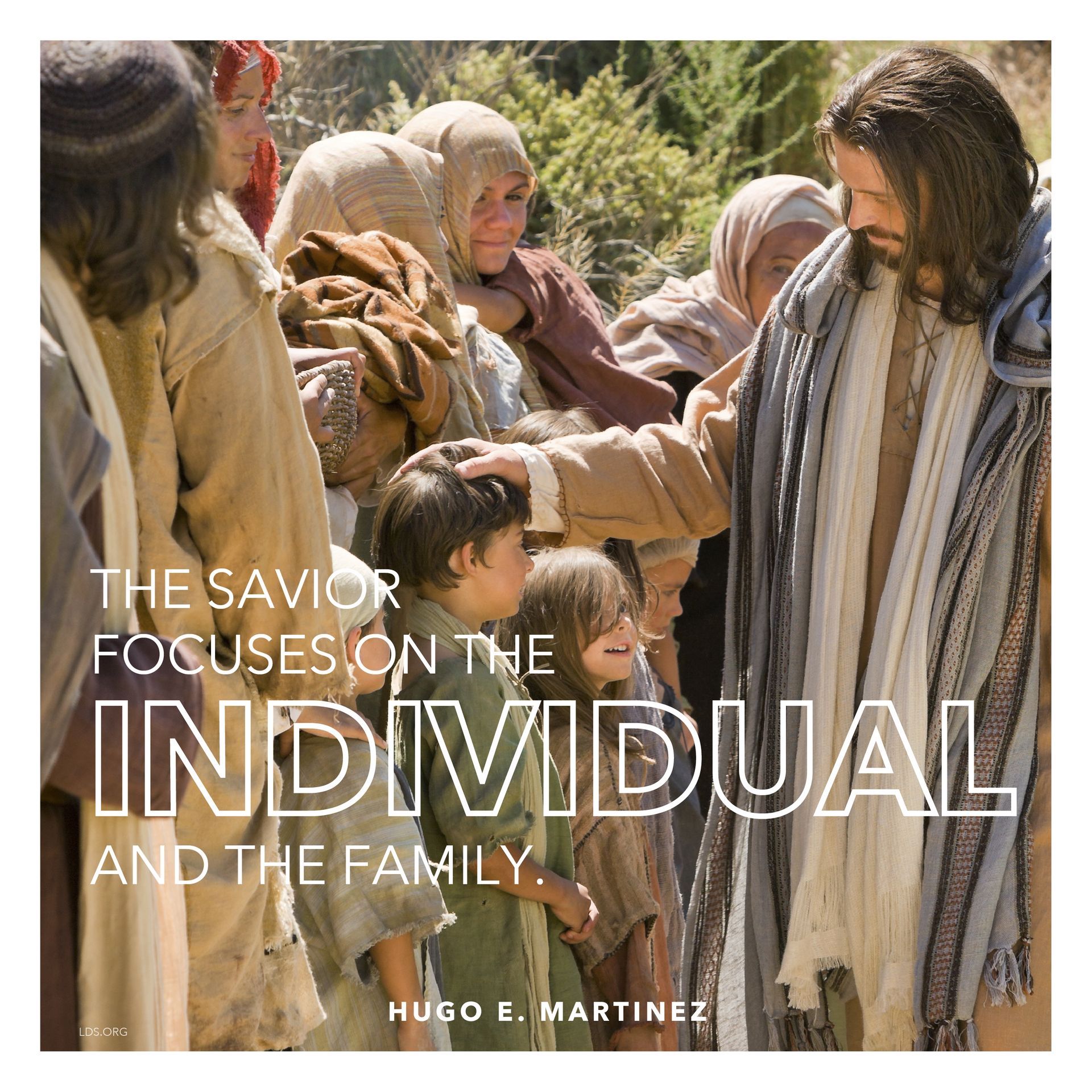 “The Savior focuses on the individual and the family.”—Elder Hugo E. Martinez, “Our Personal Ministries.” God wants all of His children back, and He needs your help. Learn how you can be a savior on Mount Zion for your ancestors at familysearch.org/findnames. © undefined ipCode 1.