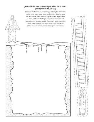 page des activités : Jésus-Christ nous sauve du péché et de la mort