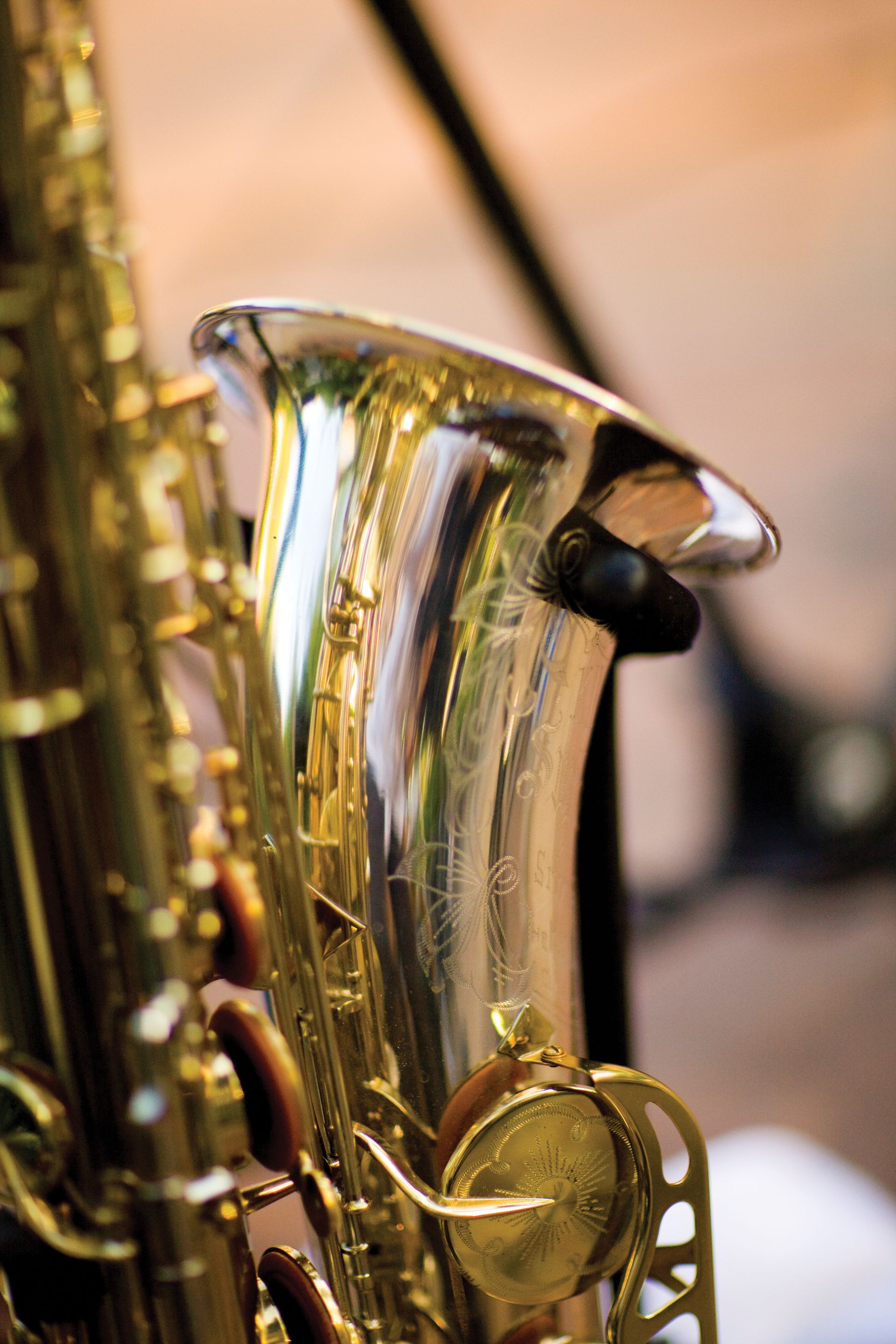 An image of a saxophone.
