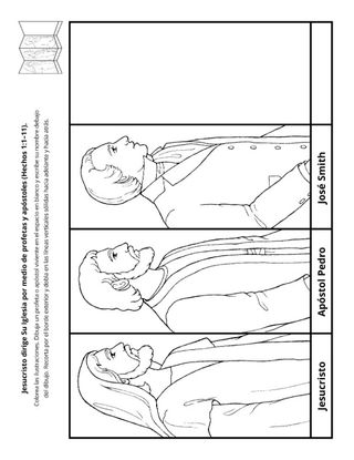 Hoja de actividades: Jesús dirige por medio de profetas y apóstoles